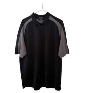 Weir Black and Grey Golf Shirt Men's Size XL Golf Polo Shirt